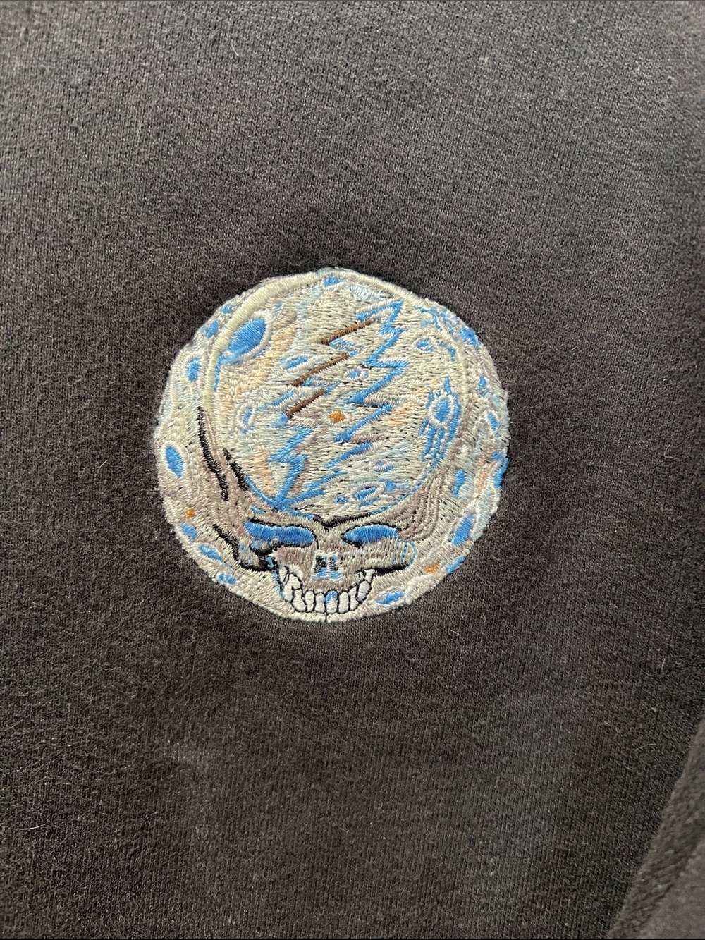 Teton Gravity Research Hoodie w/ embroidered Grateful Dead Skullie - Medium - Picture 2 of 6